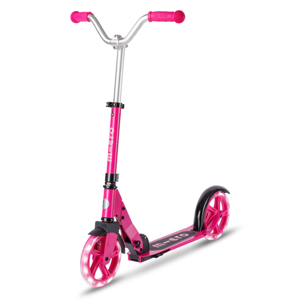 micro-cruiser-led-framboise-trottinette-enfant-2-roues-200-mm image 1