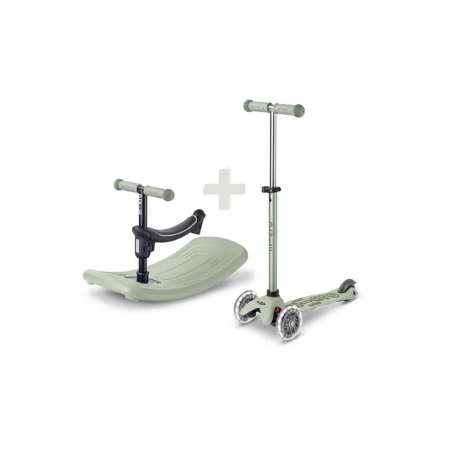 micro-mini-micro-deluxe-rock-go-led-vert-trottinette-volutive-6-en-1 image 1