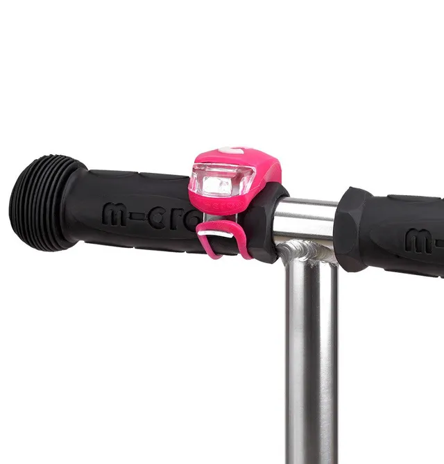 micro-lumi-re-avant-trottinette-rose-en-silicone image 1