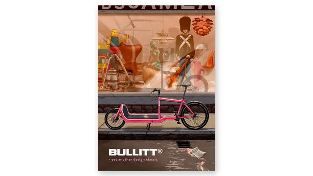 larry-vs-harry-bullitt-poster-design-avec-cadre-affiche-d-co image 1