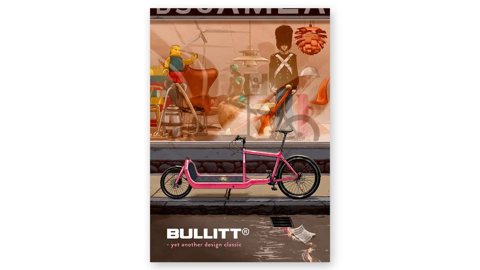 larry-vs-harry-bullitt-poster-design-avec-cadre-affiche-d-co image 1