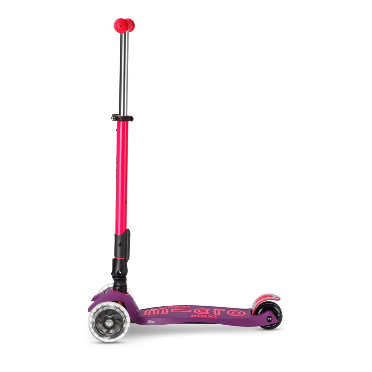 maxi-micro-deluxe-pliable-rose-n-on-trottinette-3-roues-5-12-ans image 4
