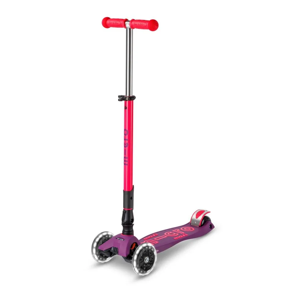 maxi-micro-deluxe-pliable-rose-n-on-trottinette-3-roues-5-12-ans image 1