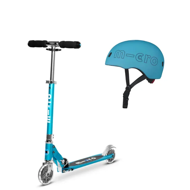 micro-bundle-sprite-bleu-oc-an-casque-lumi-re-pack-trottinette image 1