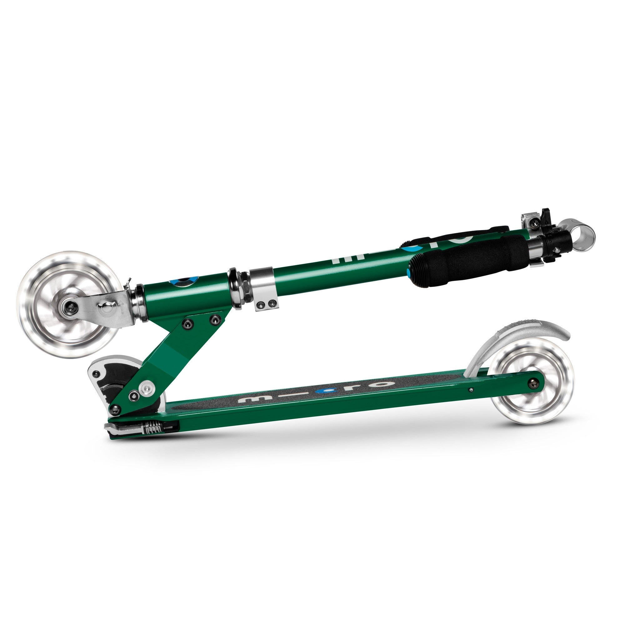 micro-sprite-vert-roues-led-trottinette-2-roues-pliable image 3