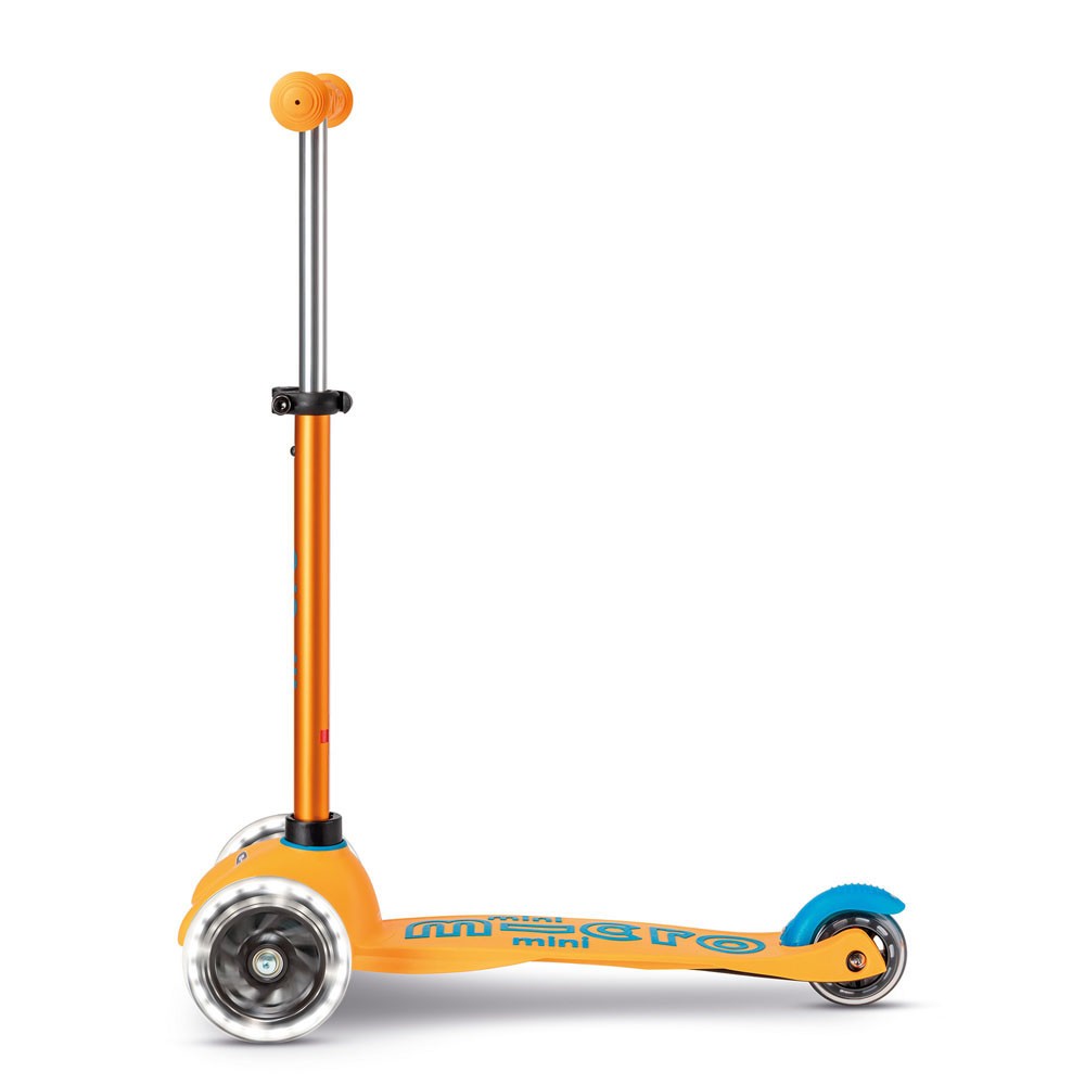 micro-mini-micro-deluxe-led-trottinette-enfant-abricot image 2