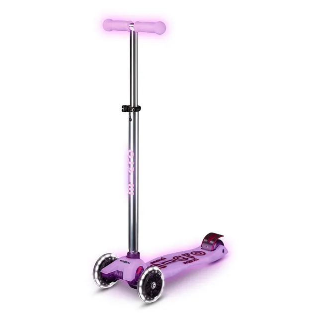 maxi-micro-deluxe-led-glow-violet-trottinette-enfant-5-12-ans image 1