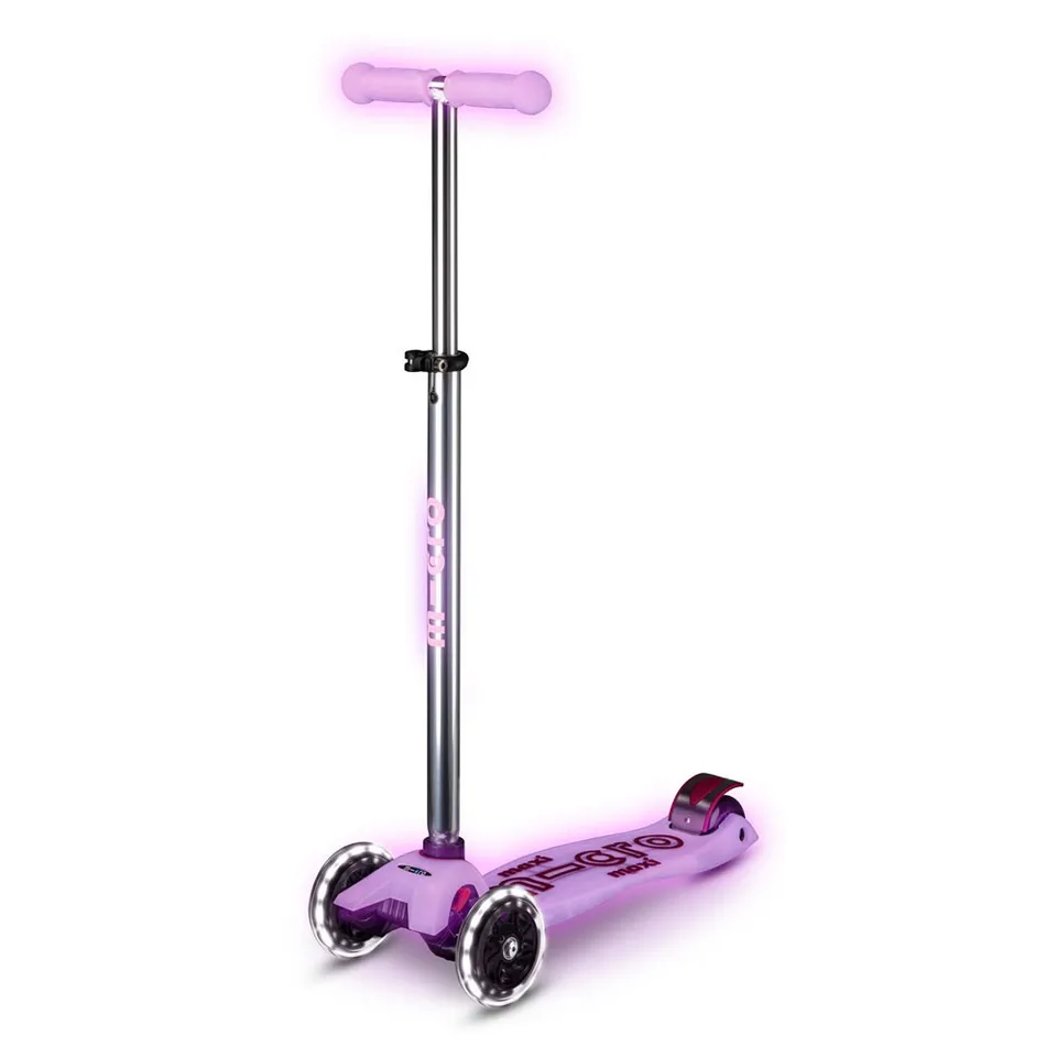 maxi-micro-deluxe-led-glow-violet-trottinette-enfant-5-12-ans image 1