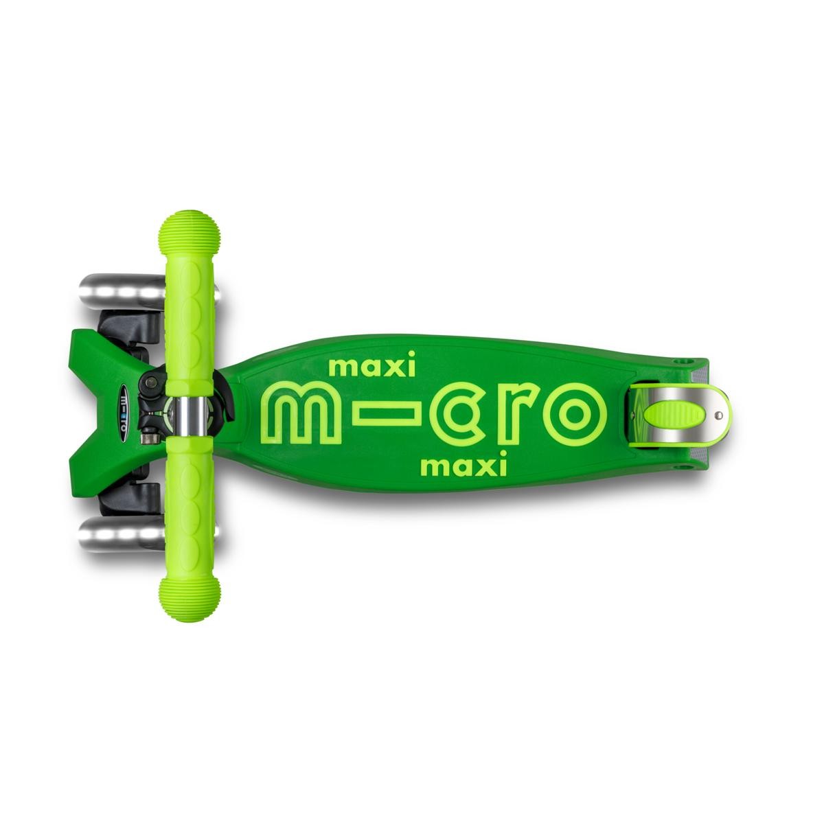 micro-maxi-micro-deluxe-pliable-led-vert-n-on-trottinette-3-roues-5-12-ans image 4