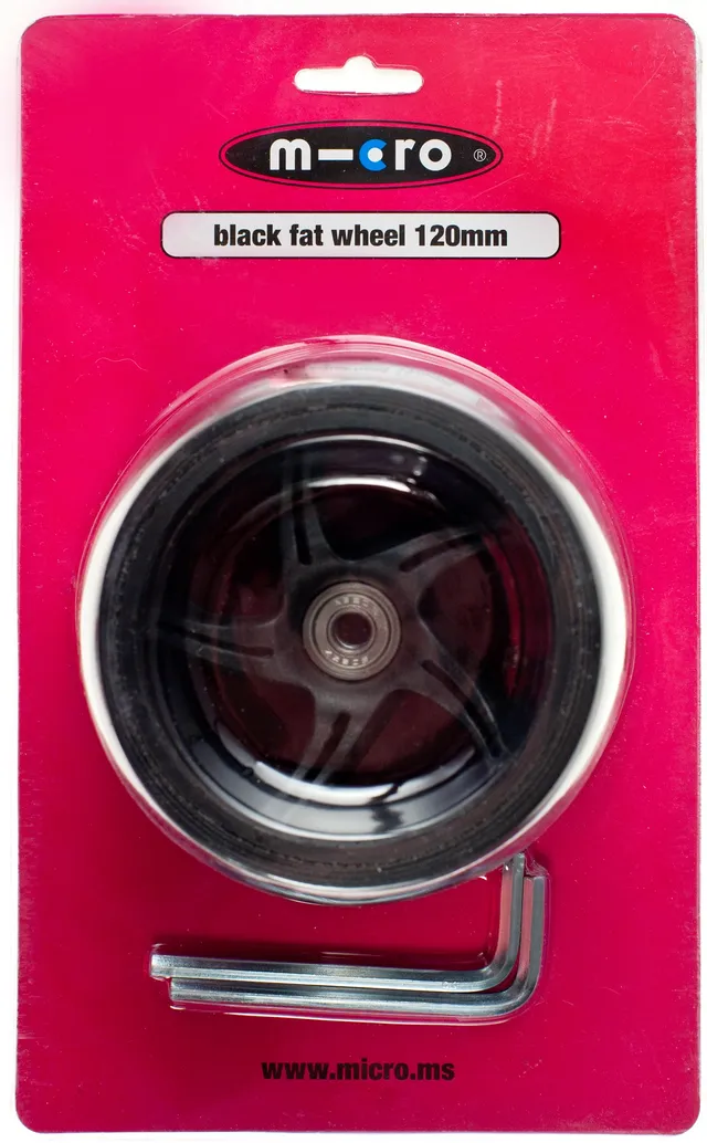 micro-roue-avant-pu-large-120-mm-de-rechange image 1