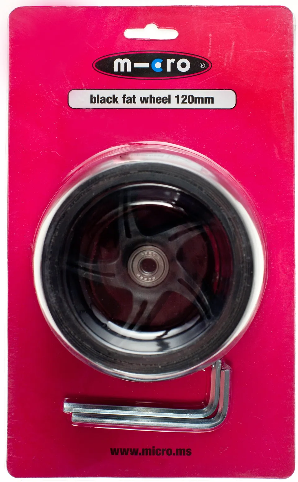 micro-roue-avant-pu-large-120-mm-de-rechange image 1