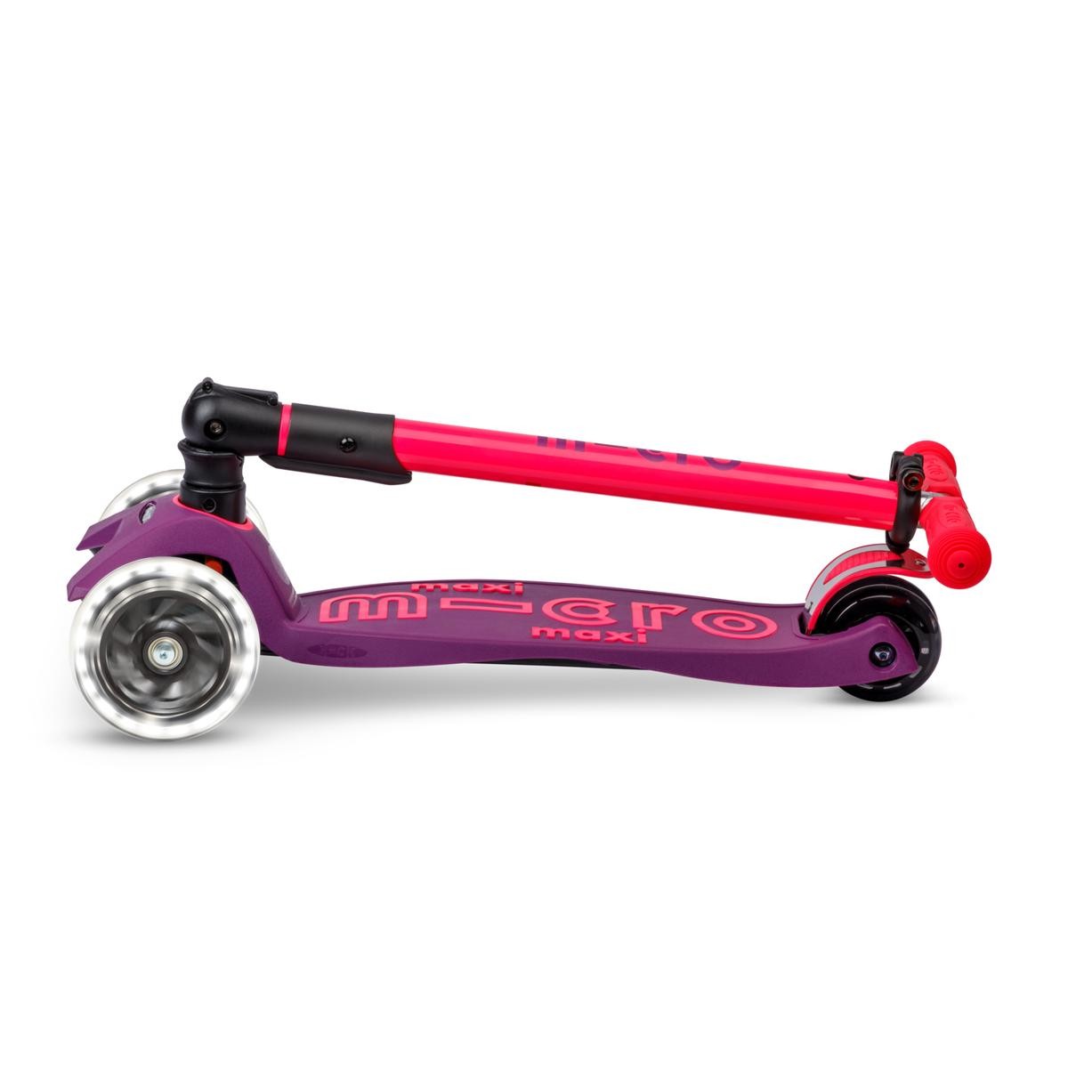 maxi-micro-deluxe-pliable-rose-n-on-trottinette-3-roues-5-12-ans image 3