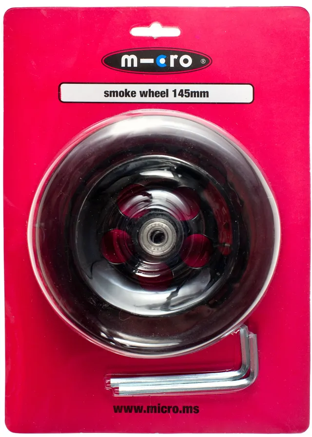 micro-flex-roue-avant-pu-145-mm-noire image 1