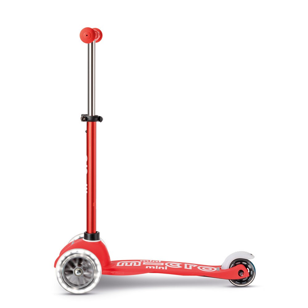 mini-micro-deluxe-led-rouge-trottinette-3-roues-2-5-ans image 4