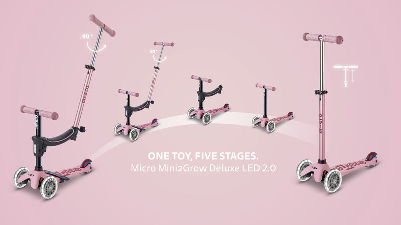 micro-mini2grow-led-rose-draisienne-et-trottinette-4-en-1 image 8