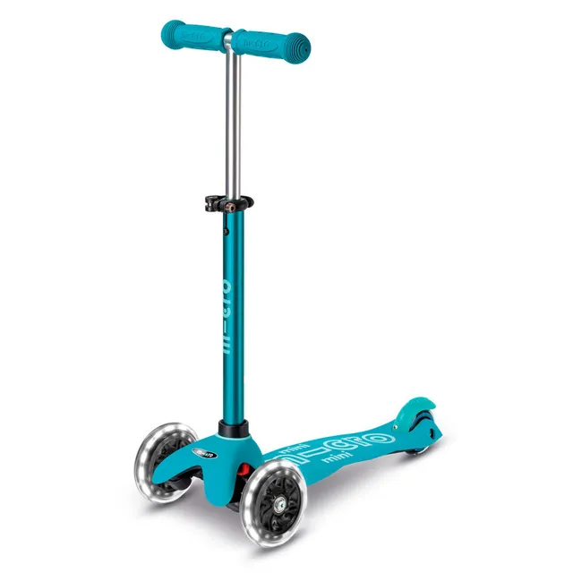 micro-mini-micro-deluxe-led-trottinette-3-roues-enfant-aqua image 1