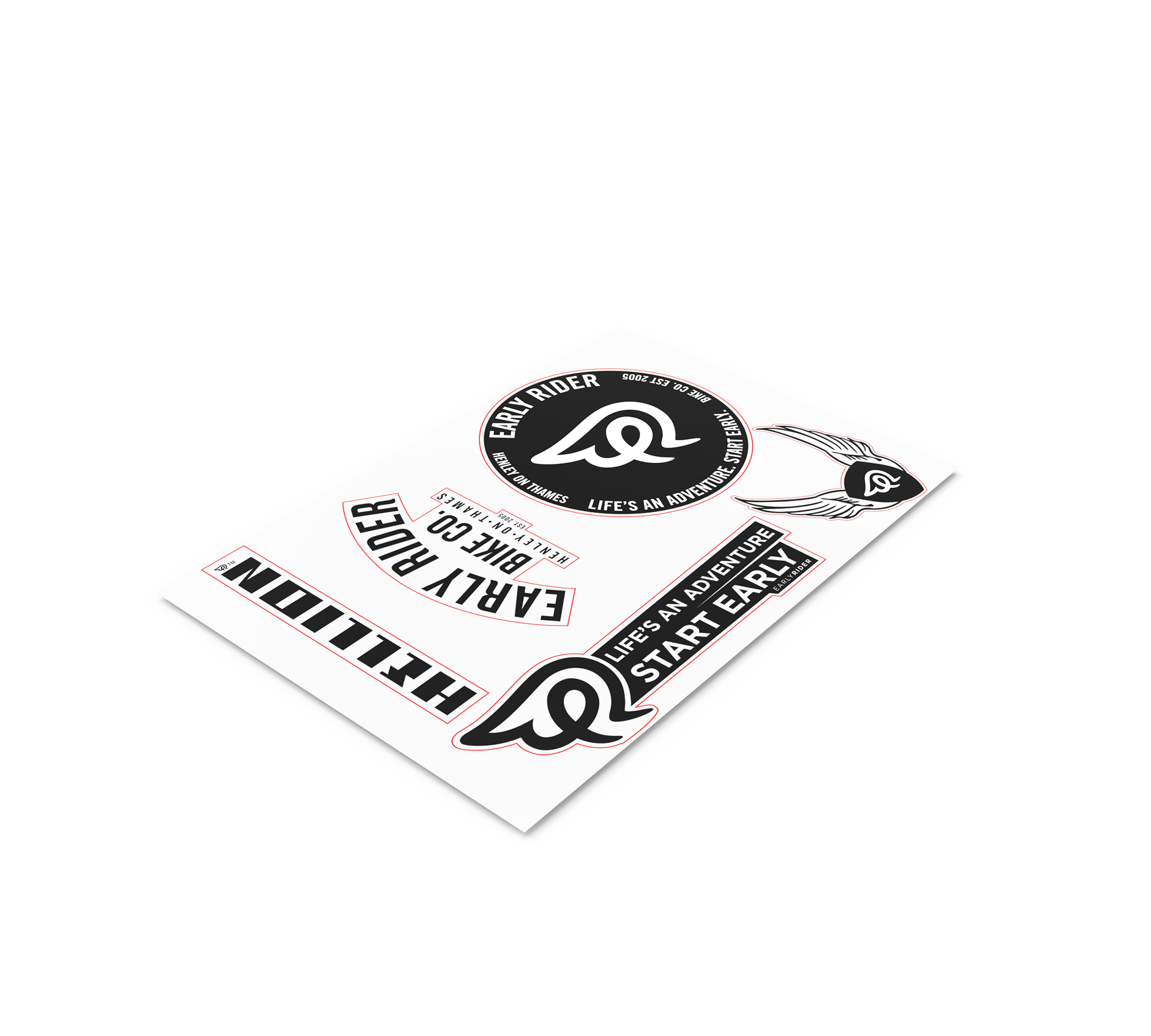 early-rider-sticker-sheet-a5-planche-5-stickers-vinyle-belter image 5