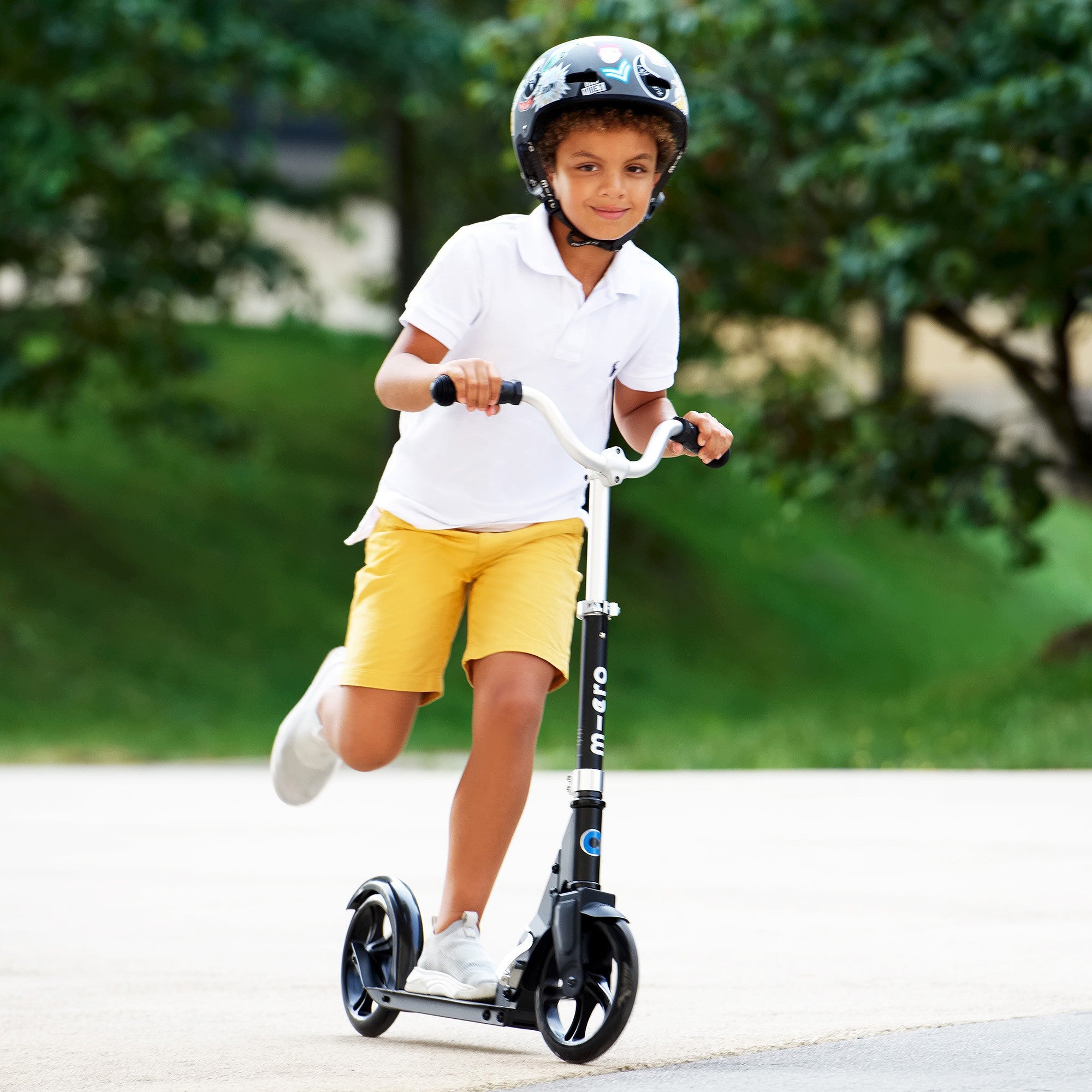 micro-cruiser-trottinette-2-roues-200-mm-noire-5-12-ans image 6