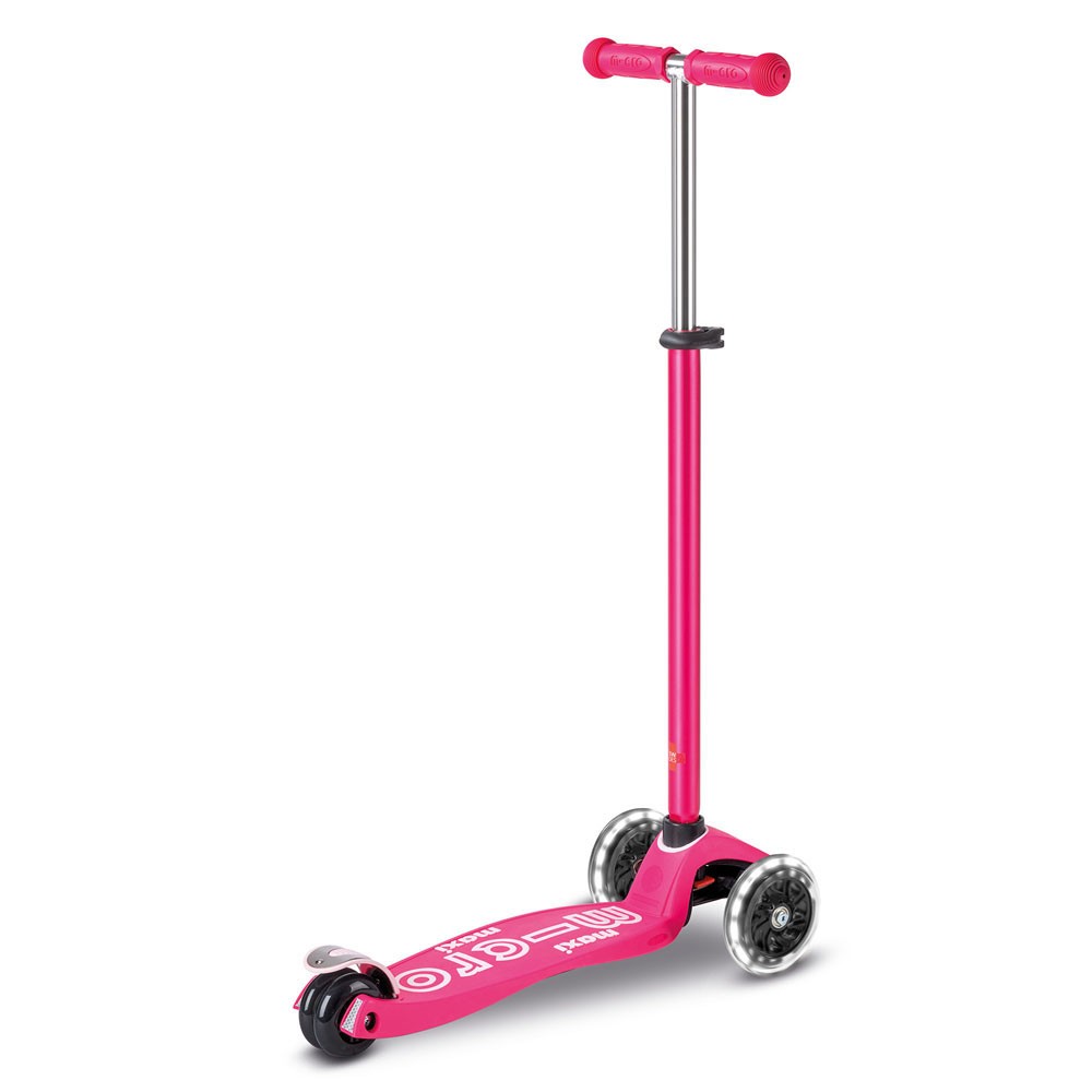 micro-maxi-micro-deluxe-led-trottinette-enfant-rose-5-12-ans image 3