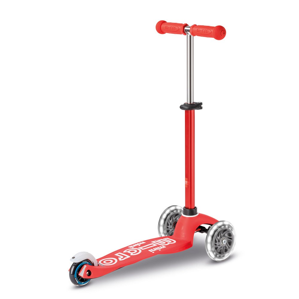mini-micro-deluxe-led-rouge-trottinette-3-roues-2-5-ans image 3