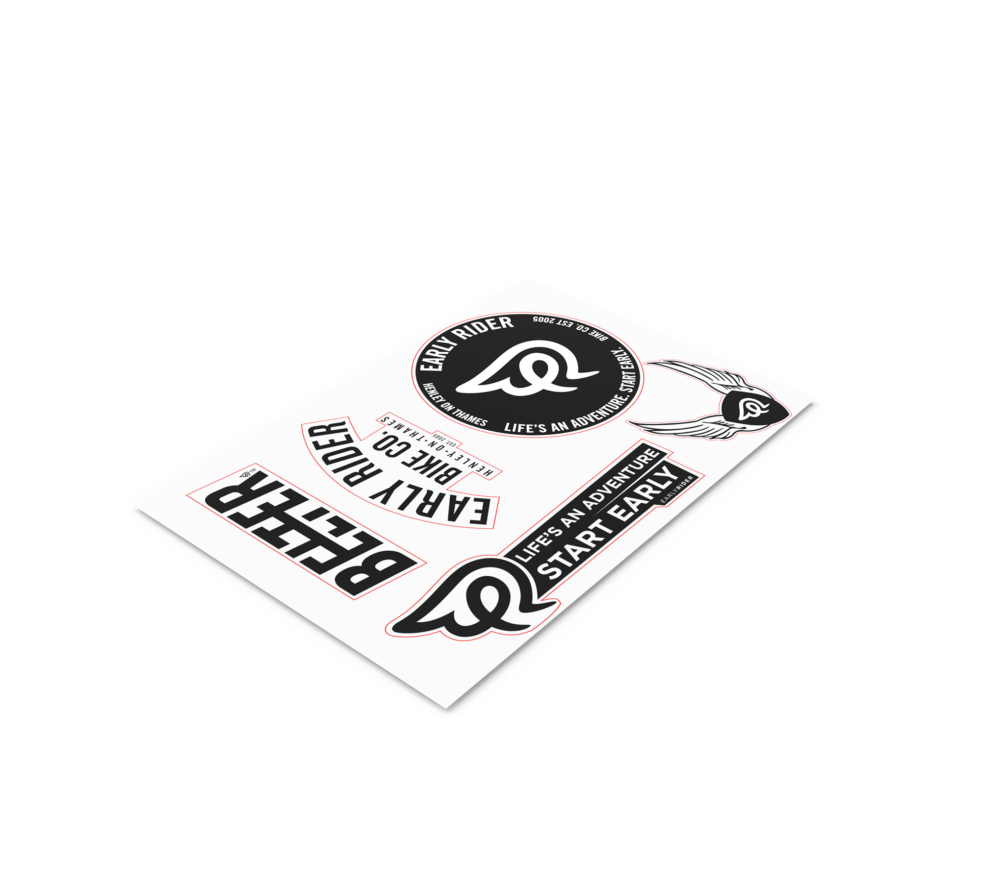 early-rider-sticker-sheet-a5-planche-5-stickers-vinyle-belter image 3