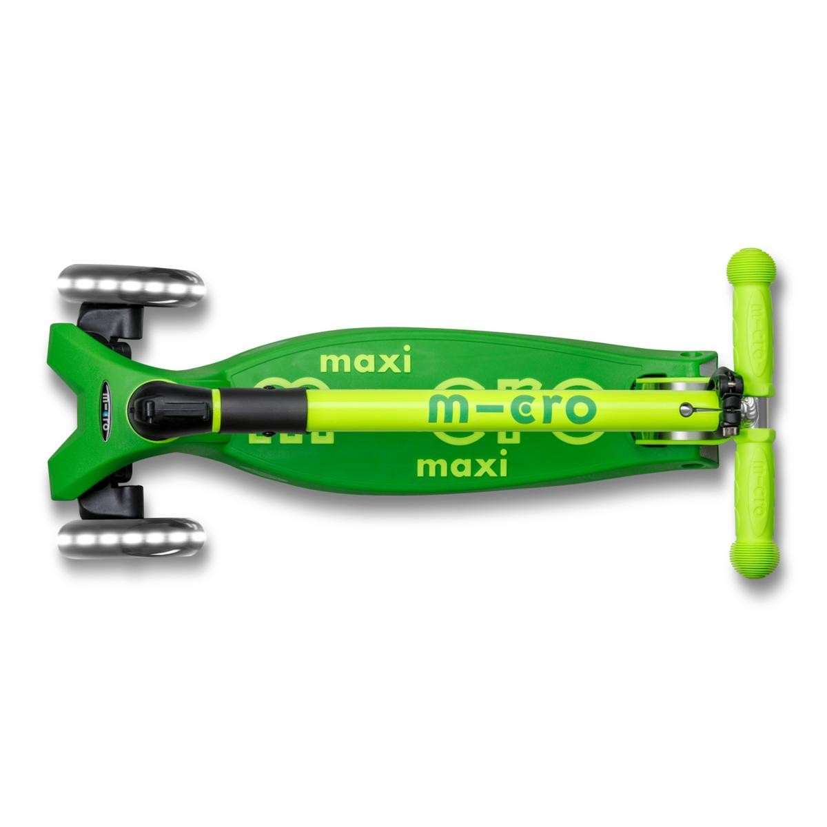 micro-maxi-micro-deluxe-pliable-led-vert-n-on-trottinette-3-roues-5-12-ans image 5