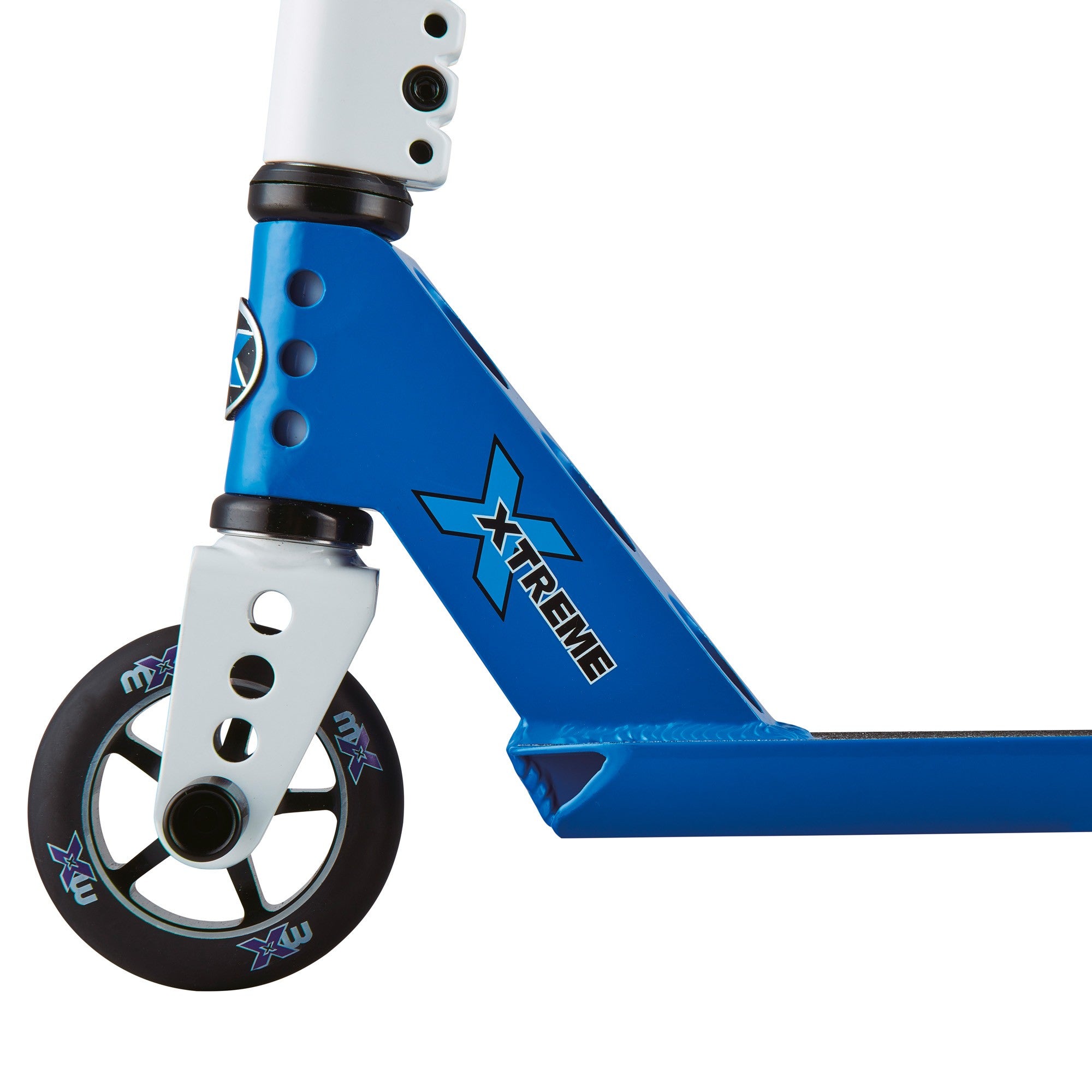 micro-trixx-bleu-blanc-trottinette-freestyle-2-roues-ados-adultes image 2