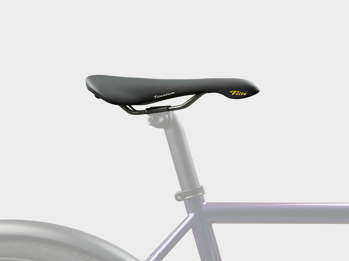 omnium-selle-italia-flite-classic-1990-tit-blk-selle-titane image 1
