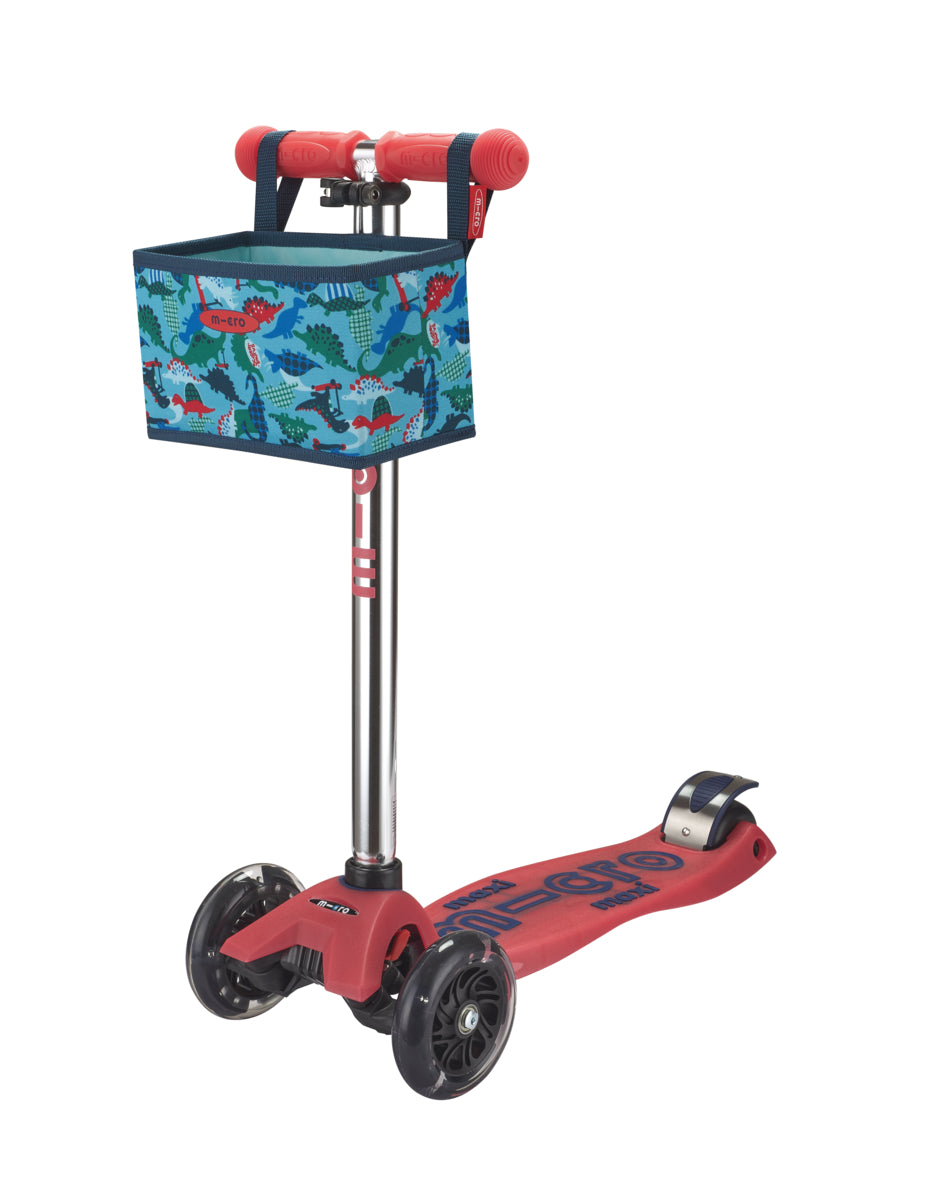 micro-panier-pliable-trottinette-et-v-lo-dinosaures image 2